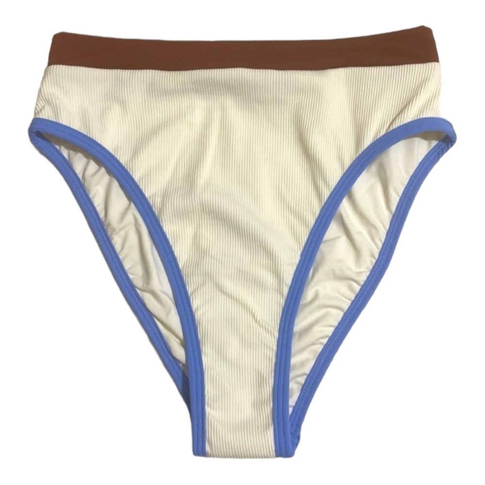 L*Space Ribbed Frenchi Bottom in Cream NWOT